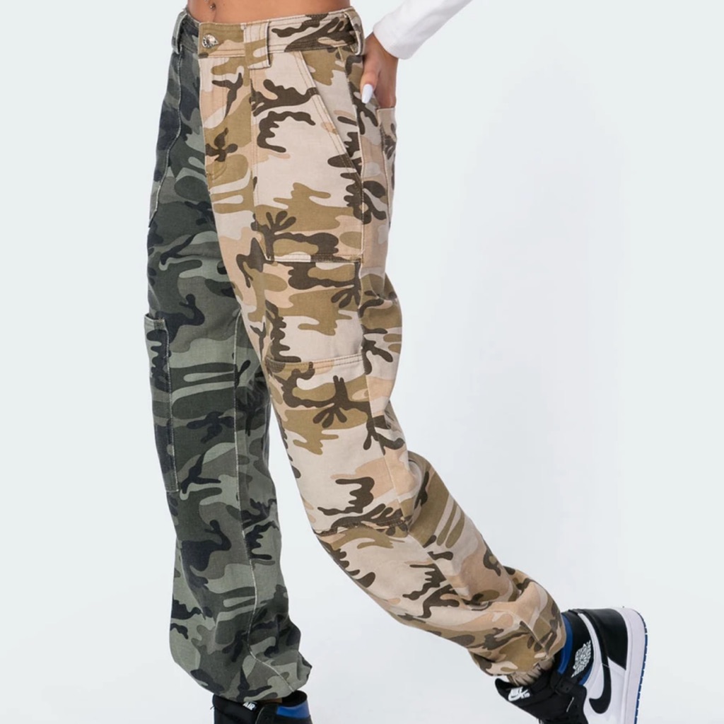 Split Camo Pants